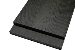 woodstore24 WPC Massivdiele WoodoKorsika, 18 (S) x 249 (B) mm, anthrazit, einseitig 3D Holzoptik / einseitig gebürstet, beidseitig begehbar-Länge: 5,00 m – Produktbild 1 von 1