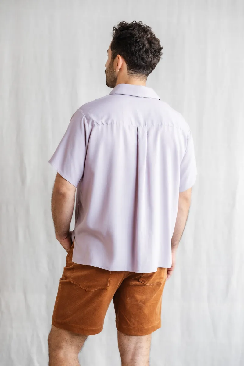 Jyoti - Fair Works Jyoti - Fair Works Herren vegan Hemd NEHAni Flieder, Lila, – Produktbild 1 von 2