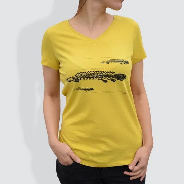 little kiwi little kiwi Damen T-Shirt, "Poly", Gelb, – Produktbild 1 von 3