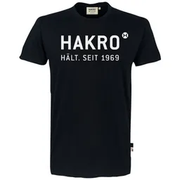 HAKRO HAKRO T-Shirt Logo #1969 Gr. L schwarz – Produktbild 1 von 1