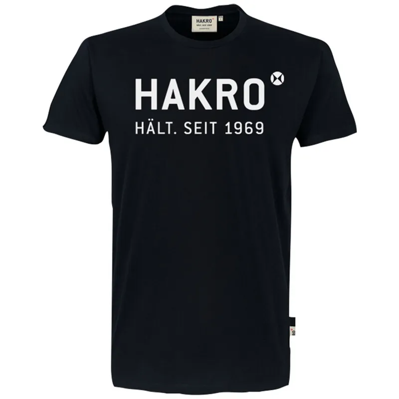 HAKRO HAKRO T-Shirt Logo #1969 Gr. XL schwarz – Produktbild 1 von 1