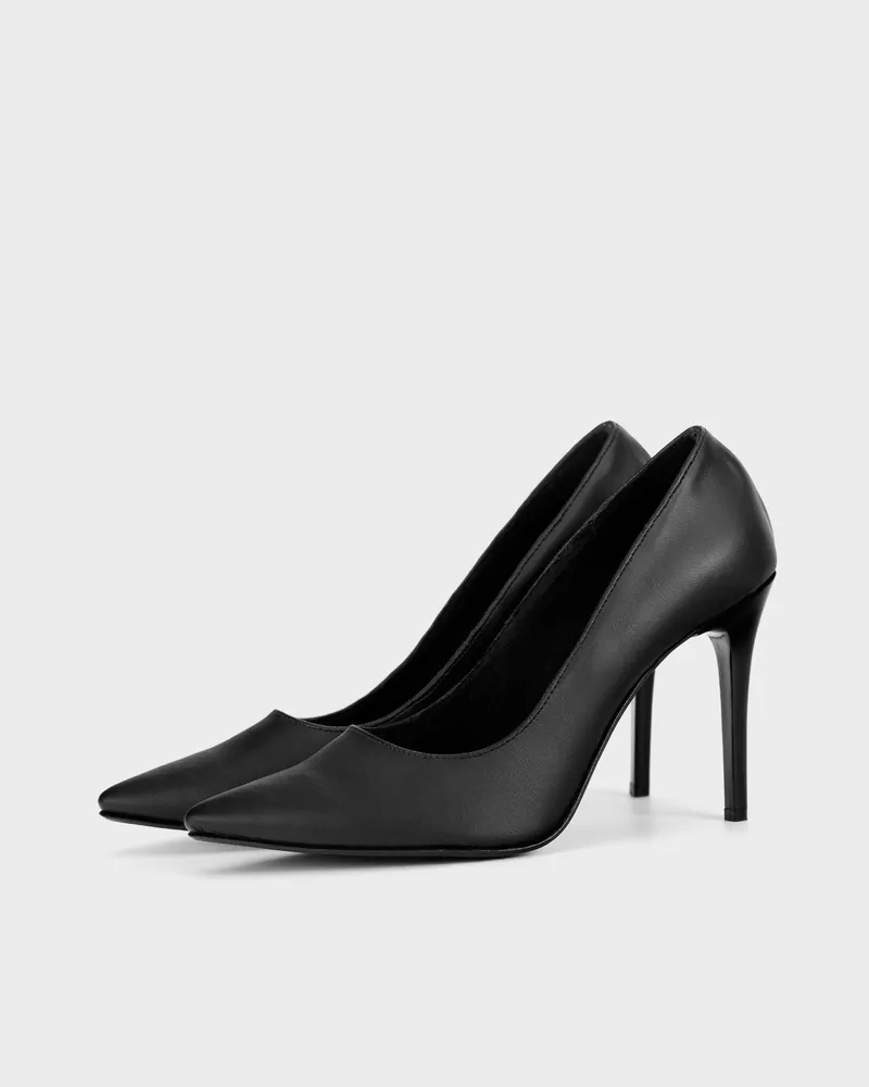 BOHEMA BOHEMA Damen vegan Pumps Blacky Chic Nopal Schwarz, Schwarz, – Produktbild 2 von 2