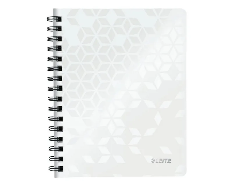 Leitz Leitz Collegeblock WOW 4641, A5, mit PP-Einband, Weiß, – Produktbild 1 von 5