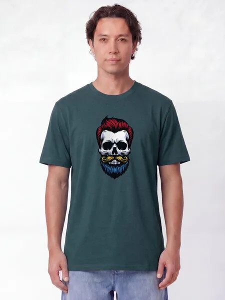 watapparel watapparel T-Shirt Unisex Hipster Skull, Stargazer, – Produktbild 2 von 2
