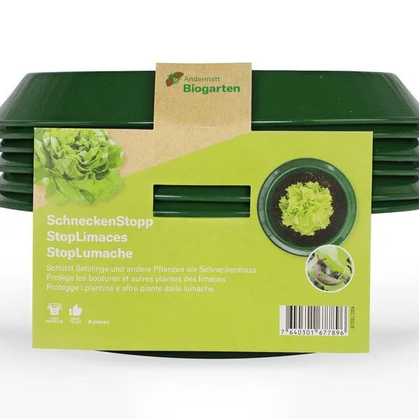 Andermatt Biogarten Andermatt Biogarten SchneckenStopp FE klein – Set à 6 Stück, Grün, – Produktbild 3 von 3