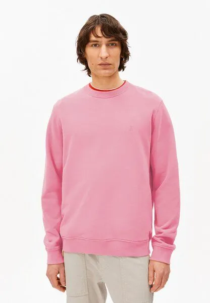 ARMEDANGELS ARMEDANGELS BAARO LOOP Herren Sweatshirt aus Bio-Baumwolle, Washed berry, – Produktbild 1 von 4