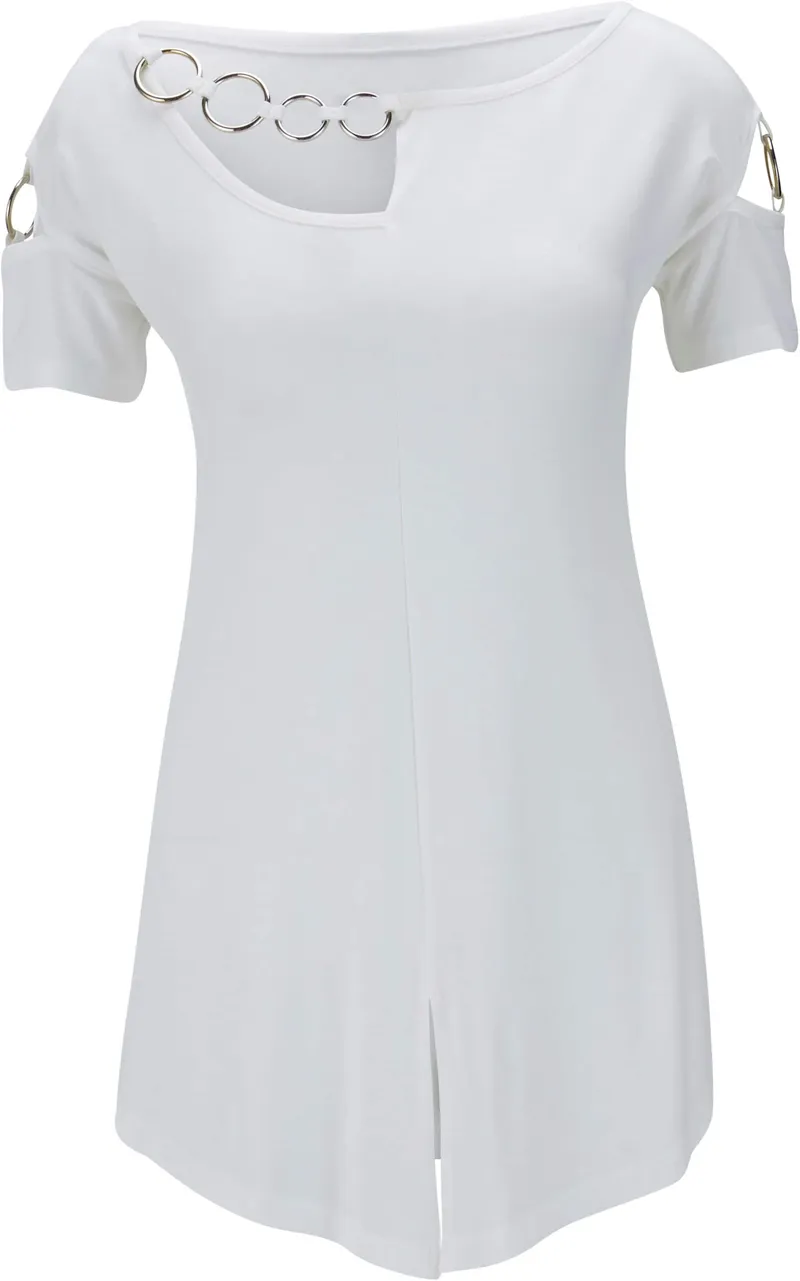 heine Kurzarmshirt weiß, Weiß, – Produktbild 2 von 2