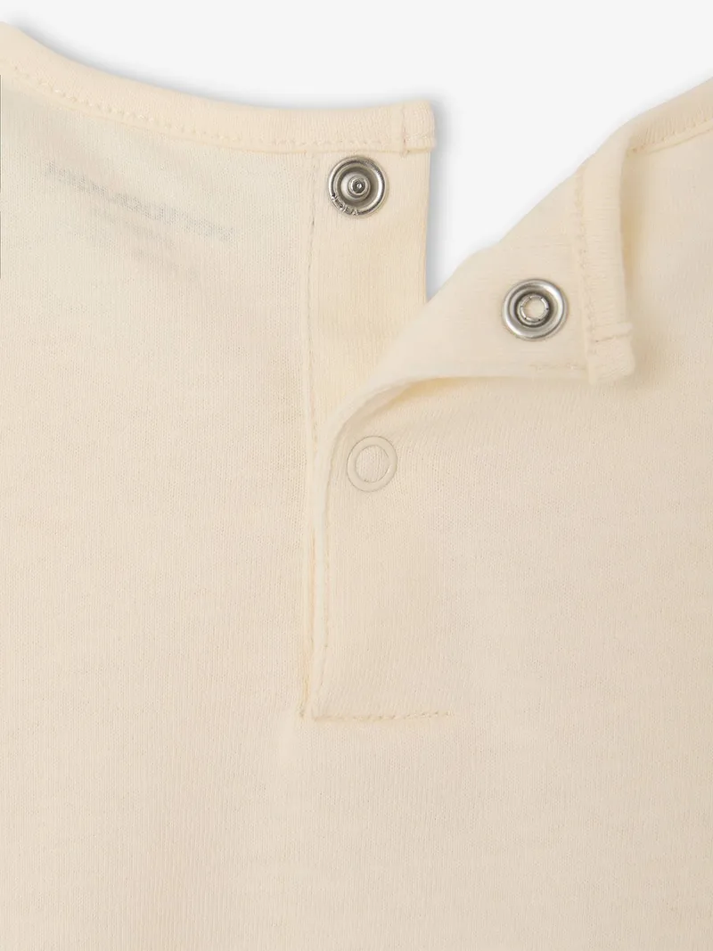 Vertbaudet Langarmshirt Baby Mädchen vanille, Vanille, – Produktbild 3 von 4