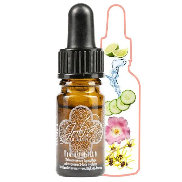 Jolie au naturel Jolie au naturel Gua Sha Stein Rosenquarz Roller Hyaluron Serum Vitamin C – Produktbild 3 von 3