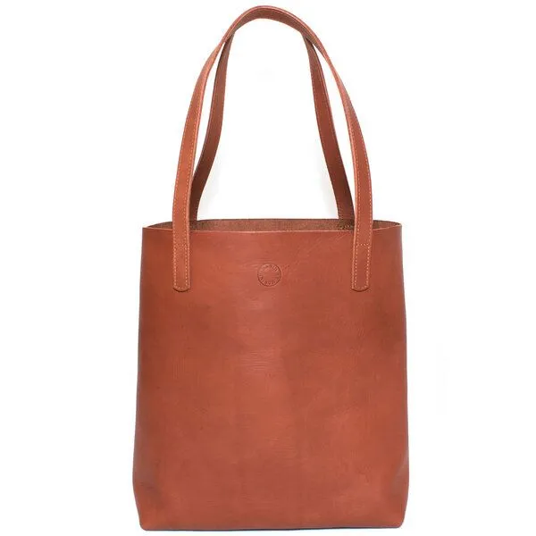 Marin et Marine Marin et Marine Leder Tote Bag Soléa, Marron, – Produktbild 1 von 5