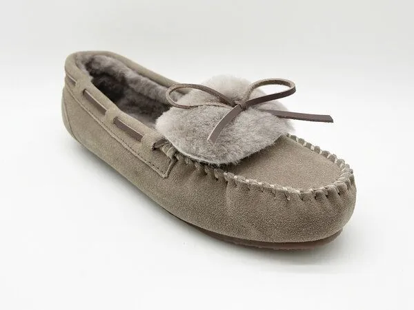 thies Mokassin aus Schaffell von thies 1856, Elephant grey (grau), – Produktbild 2 von 4