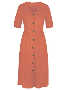 Witt Baumwollkleid papaya – Produktbild 1 von 1