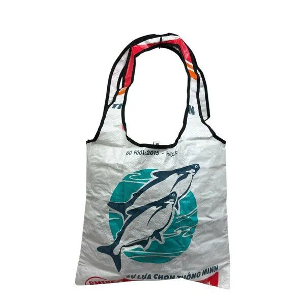 Beadbags Beadbags Einkaufstasche Ri43 recycelter Reissack, Weiss, – Produktbild 1 von 2