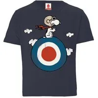 LOGOSH!RT LOGOSH!RT - Comics - Peanuts - Snoopy - Pilot - Bio T-Shirt Print - Kinder – Produktbild 1 von 1