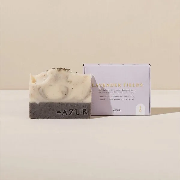 Azur Natural Bodycare Azur Natural Bodycare Lavender Fields Seife – Produktbild 1 von 4