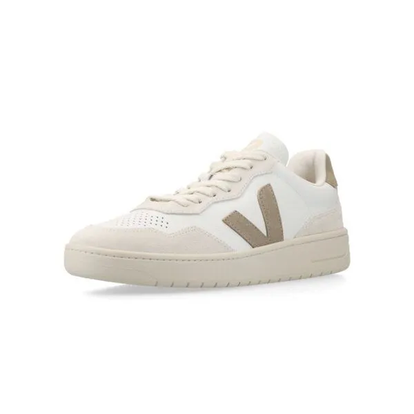 Veja Veja Sneaker Unisex - V-90, White/taupe, – Produktbild 2 von 4
