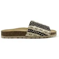 thies thies Damen vegan Slide Eco Boho Pool Taupe – Produktbild 1 von 1