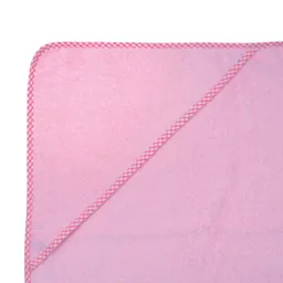 Wörner Wörner Kapuzen-Badetuch 80x80 cm rosa – Produktbild 1 von 1