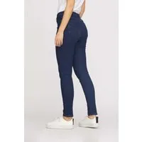 LAURIE LAURIE Damen vegan Jeans Laura Slim Medium Length Ecolabel Dark Blue Denim – Produktbild 1 von 1
