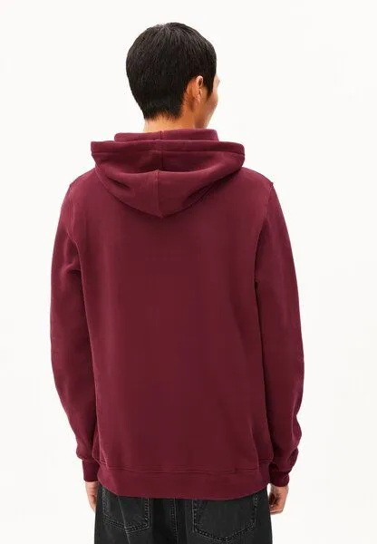 ARMEDANGELS ARMEDANGELS PAARLO FLEECE Herren Sweathoodie aus Bio-Baumwolle, Velvet red, – Produktbild 3 von 5