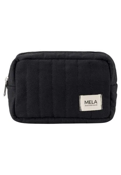 MELA MELA Gepolsterter Kulturbeutel Style PAVEEN aus 100% Bio-Baumwolle, Schwarz, – Produktbild 4 von 4