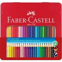 Faber-Castell Faber-Castell Buntstift Colour Grip 24er-Metalletui – Produktbild 1 von 1