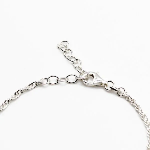 juni juni Silberarmband Doppelanker - aus recyceltem 925er - hergestellt in Deutschland – Produktbild 4 von 4