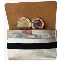 ANDERS & KOMISCH ANDERS & KOMISCH Kartenetui mit Münzfach in Silber - Slim Wallet - A&K TINY – Produktbild 1 von 1