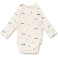 Sense Organics Sense Organics Baby Wickelbody, Modell YGON, Retro-bus auf weiß, – Produktbild 1 von 1