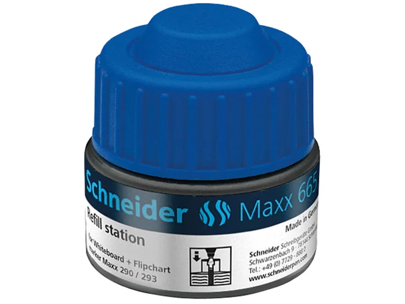 Schneider Schneider Nachfülltinte 665 für Whiteboard- und Flipchart-Marker "Maxx 290/293" blau – Produktbild 1 von 2