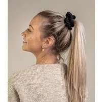 obumi obumi SCRUNCHIE SAMT - BIO BAUMWOLLE, Black, – Produktbild 1 von 1