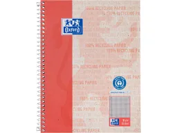 OXFORD OXFORD Recycling Collegeblock A5+, 80 Blatt, kariert mit Rand links, 90 g/m² – Produktbild 1 von 1