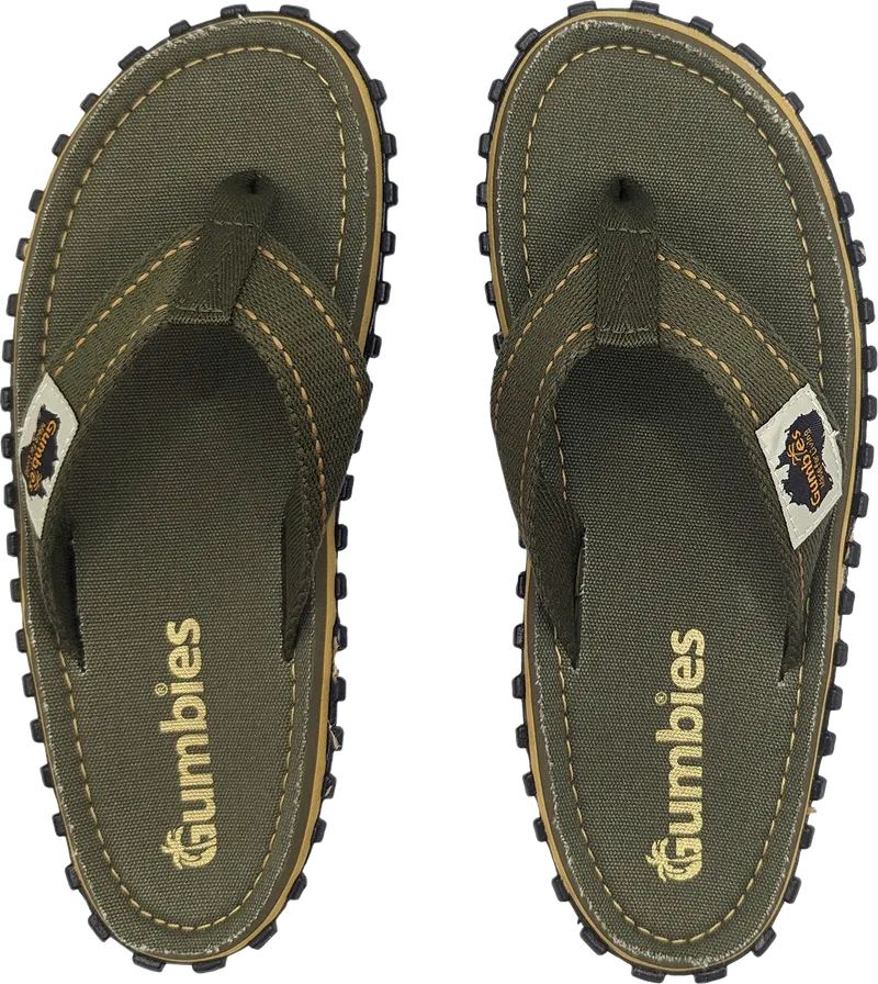 Gumbies Gumbies Original Classic Herren Zehenstegsandale olive 41 - Herrenschuhe, Olive, – Produktbild 1 von 2