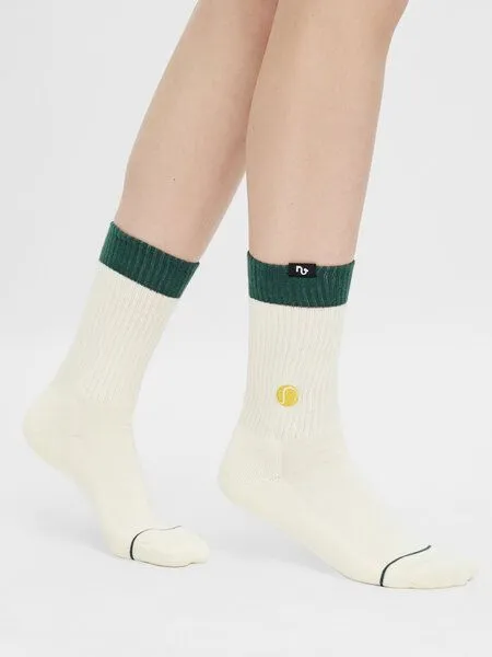Natural Vibes Natural Vibes Tennis Socken | Bio GOTS | Tennissocken | Bunte Socken | Herren Damen Socken – Produktbild 1 von 3