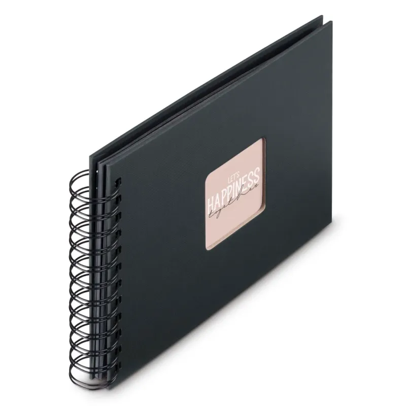 Hama Hama Spiral-Album "Fine-Art", 24x17 cm, 50 schwarze Seiten, New Black – Produktbild 1 von 5