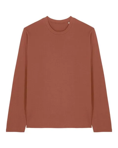Greenspired Greenspired Umweltfreundliches Unisex-Langarmshirt aus 100 % Biobaumwolle 180 g/m² XXS-3XL, Erdbraun, – Produktbild 1 von 1