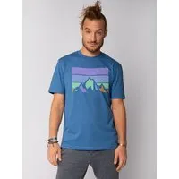 watapparel watapparel T-Shirt Unisex Retro Landscape, Bright blue, – Produktbild 1 von 1