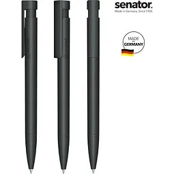 Senator Senator Kugelschreiber Liberty Matt Recycled, Schwarz, – Produktbild 2 von 2