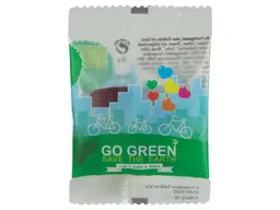 Bio-Fruchtgummi-Bärchen im kompostierbaren Tütchen 10 g, transparent – Produktbild 1 von 1