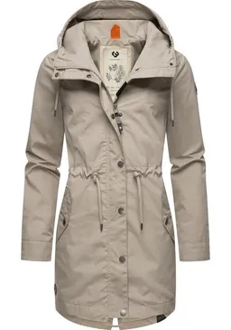 ragwear ragwear Parka Canny stylische Übergangsjacke mit großer Kapuze – Produktbild 1 von 1
