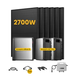 EcoFlow EcoFlow Stream Ultra X Solaranlage mit Speicher, inkl. 6 x 450W Bifazialen Solarmodulen, by Powerness (deal) - Stream Ultra X + 2 x Stream AC Pro | 7680Wh / ohne Zubehör / Selbstabholung – Produktbild 1 von 1