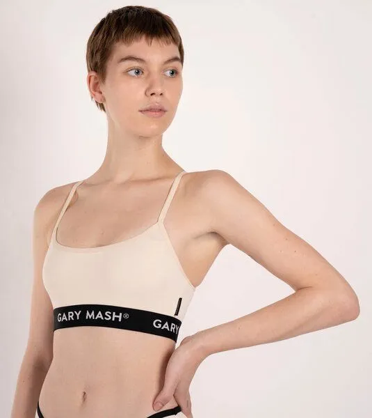 Gary Mash GARY MASH Bandeau Power BH aus Biobaumwolle, Ivory, – Produktbild 2 von 3