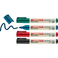 Edding 4er Set edding Permanentmarker "21 EcoLine" farbig sortiert – Produktbild 2 von 4