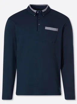 marco donati Langarmshirt dunkelblau – Produktbild 1 von 1