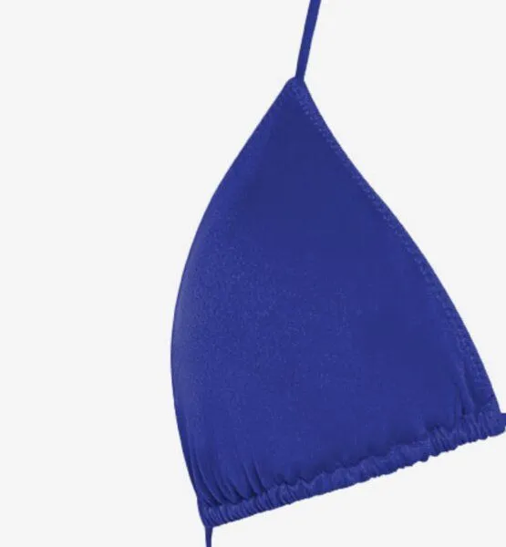 CASAGiN CASAGiN Dreieck mit kupfer aus recyceltem stoff, Blau, – Produktbild 3 von 4