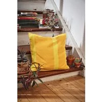 HängemattenGlück HängemattenGlück Sofakissen 40x40cm Latex & Kapok - Rottöne, Mango gelb, – Produktbild 1 von 1