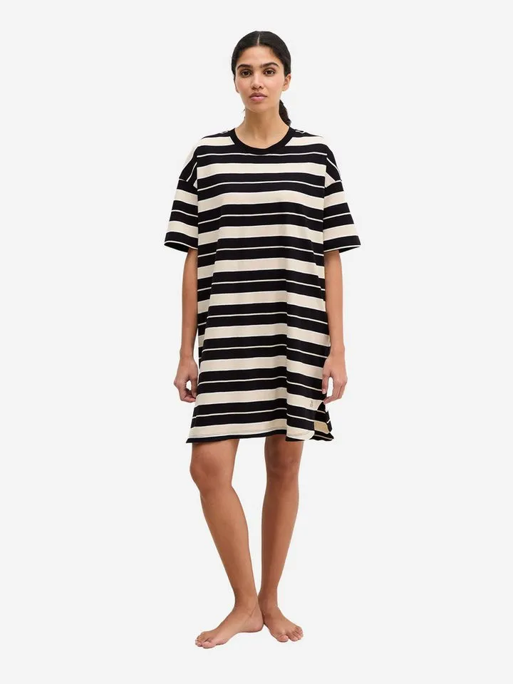 Marc O'Polo Marc O'Polo Nachthemd Mix N Match Schlafkleid, Nachtkleid, Schlafhemd, Schwarz, – Produktbild 1 von 4