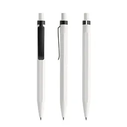 prodir prodir QS50 PMS Push Kugelschreiber, White-Black, Weiß / schwarz, – Produktbild 1 von 1