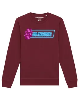 watapparel watapparel Sweatshirt Unisex No Excuses – Produktbild 1 von 1
