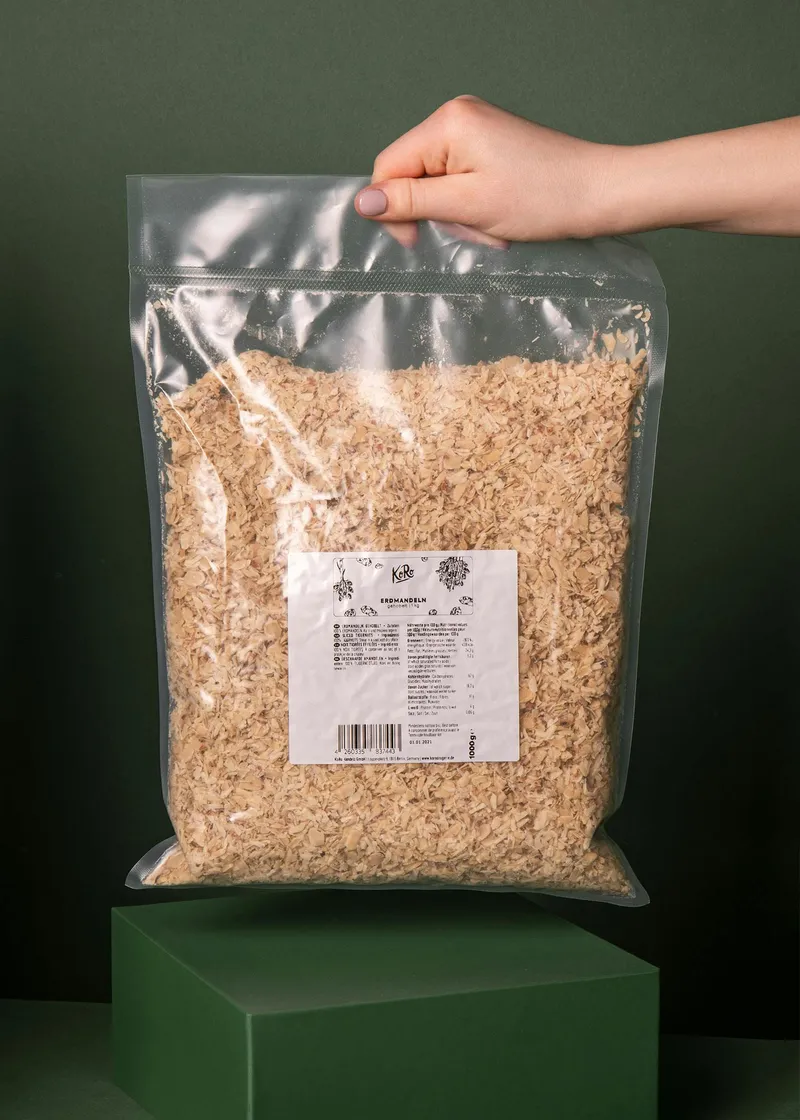 KoRo Gehobelte Erdmandeln 1 kg – Produktbild 5 von 5
